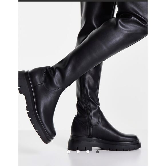 Steve Madden gibbs over the knee boots in black - Picture 3 of 10